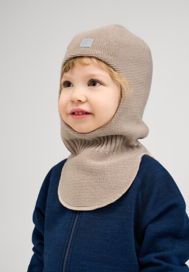 Reima Balaklava i Ull Starrie Earthy Beige 50