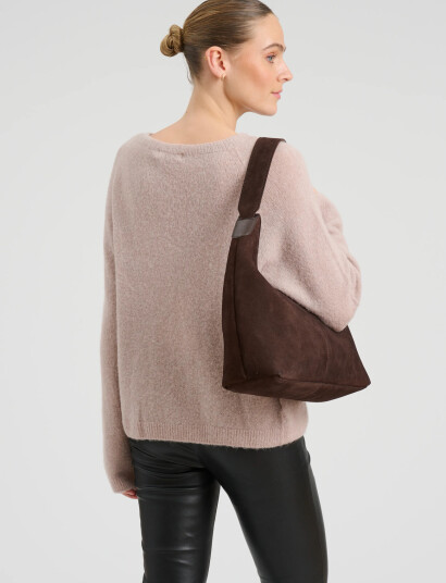DEPECHE Bilbao Shoulderbag   Brown   ONE SIZE