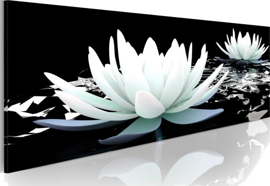 Bilde Alabaster Lilies 135x45 Artgeist sp. z o. o.