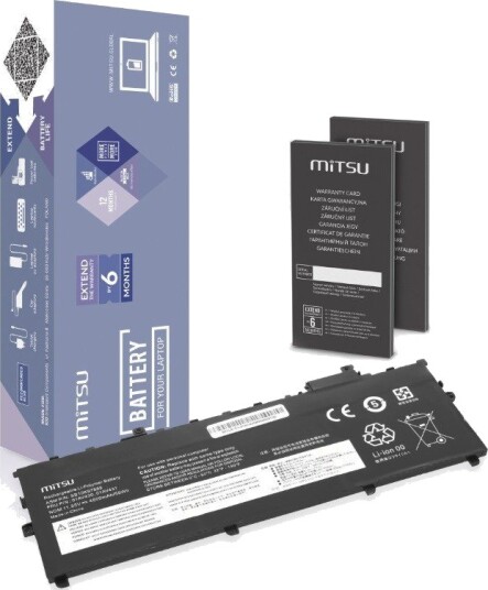 Mitsu-Batteri 01Av430 Til Lenovo Thinkpad X1 Carbon 5/6 2017/2018 BC/LE-X1-01AV430