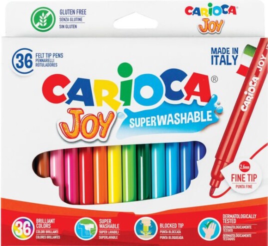 Tusjer Carioca tynne 36 stk