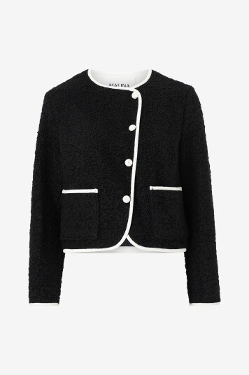 By Malina   Jakke Nylah Wool Blend   Svart