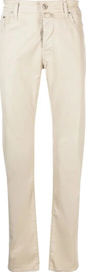 Jacob Cohën Herre Jeans Beige W34,