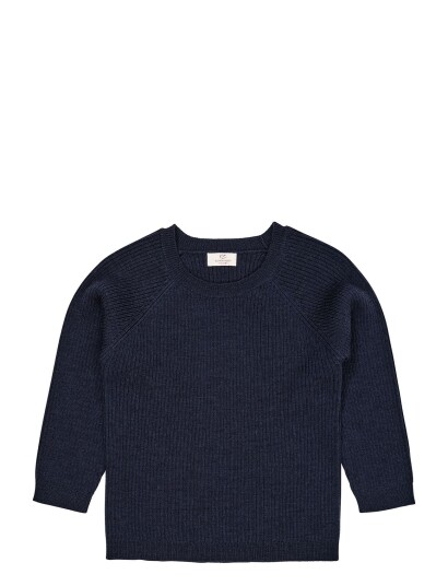 Copenhagen Colors Merino Classic Rib Blouse Blue 50