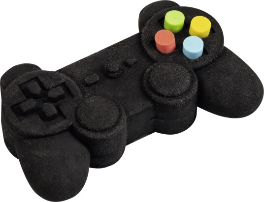 Viskelær Gamepad Sort 56x60x18mm