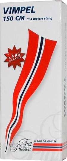 Flagg Vimpel 100cm 3 Meter Stang Flagg Vimpel 100cm 3 Meter Stang
