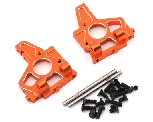 Yeah Racing SPT2-027OR Alu Bulkhead Front or Rear Orange HPI Spr