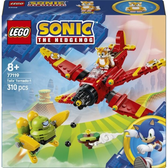 LEGO Sonic the Hedgehog – 77119 – Tornado-1: Tails’ tøffe fly