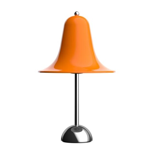 Verner Panton Pantop Bordlampe Ø23 Livlig Oransje Verner Panton Pantop Bordlampe Ø23 Livlig Oransje
