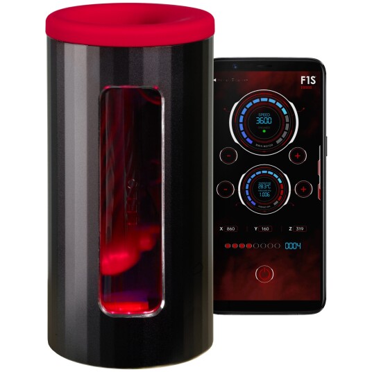 LELO F1S V3 Pleasure Console Masturbator - Rød