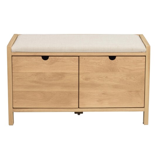 Rowico Home Hillmond benk Eik/beige 80 x 40 cm Natur Rowico Home Hillmond benk Eik/beige 80 x 40 cm Natur