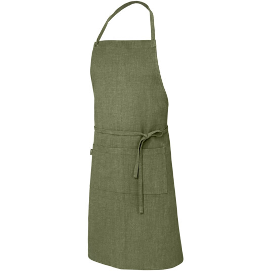 JOBELINE Smekkeforkle Ramie 88x80 cm LxB; 88x80 cm LxB; Oliven