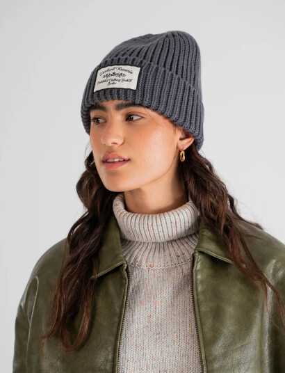 Prohibited Verdant Reverie Beanie - Grey - ONE SIZE Prohibited Verdant Reverie Beanie - Grey - ONE SIZE