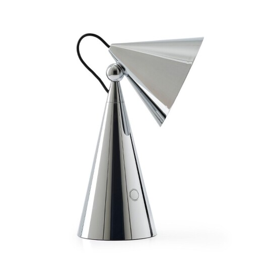 Tom Dixon - Pose Portable Bordlampe Silver - Lampemesteren Tom Dixon - Pose Portable Bordlampe Silver - Lampemesteren