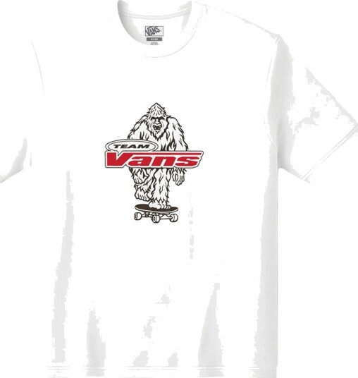 Vans T skjorte BIG Busk White Vans 8 10 år 128 140 T skjorte Hvit