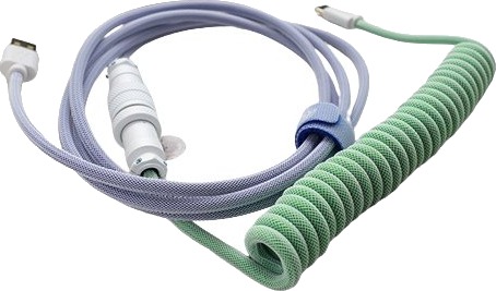 Ducky Premicord 1,8 M USB A til USB C Kabel Blå Grønn