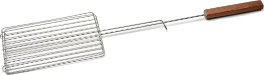Grillrist Muurikka med trehåndtak 76,5 cm rustfritt stål
