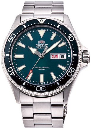 Orient Herreklokke RA AA0004E Mako Iii Grønn/Stål Ø41.8 mm