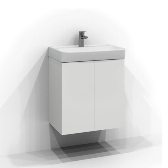 Svedbergs Bloc Servantskap D35 med 2 Dører Hvit / 55cm