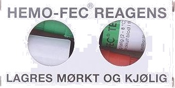 HEMO-FEC Reagens A+B 200 tester 1 stk HEMO-FEC Reagens A+B 200 tester 1 stk