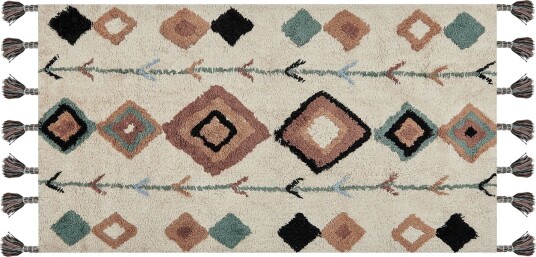 Eskisehir Bomullsteppe 80x150 cm - Beige