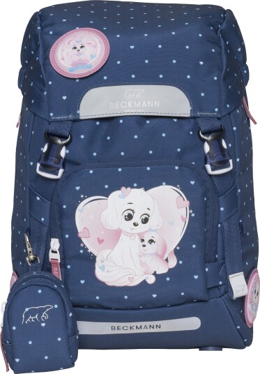 Beckmann Skolesekk 1.kl Pet Friends Blue Classic 22L Beckmann Skolesekk 1.kl Pet Friends Blue Classic 22L