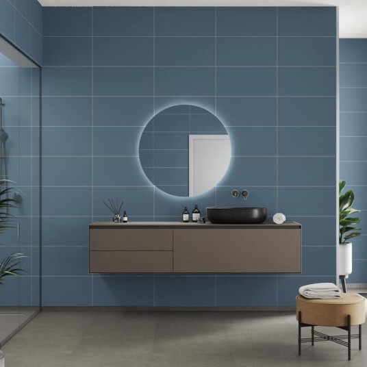 Baderomspanel Fibo 6274 6030 Dusty Blue