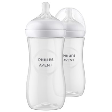 Philips Avent tåteflaske SCY906/02 Natural Response 330 ml, 2 stk. Philips Avent tåteflaske SCY906/02 Natural Response 330 ml, 2 stk.