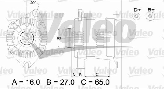 Dynamo VALEO 436340
