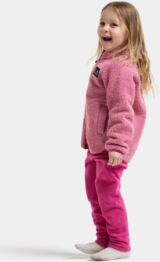 Didriksons Fleeceskjorte Gibbs Kids Fullzip 2 Rosa