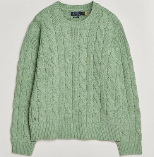 Polo Ralph Lauren Exploded Cabel Sweater Sprouting Green