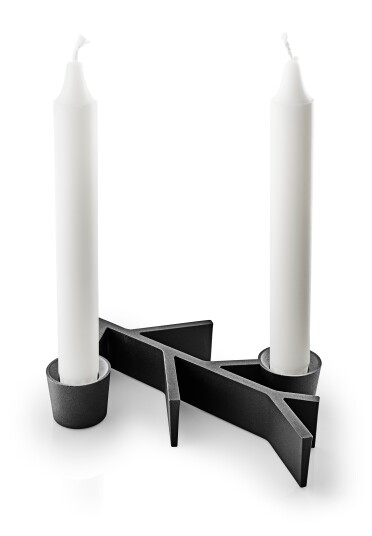 Eva Solo Twig lysestake 12x18 cm svart aluminium