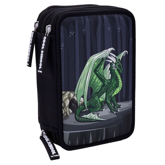 Tinka Triple Pencilcase Dragon 8-804208