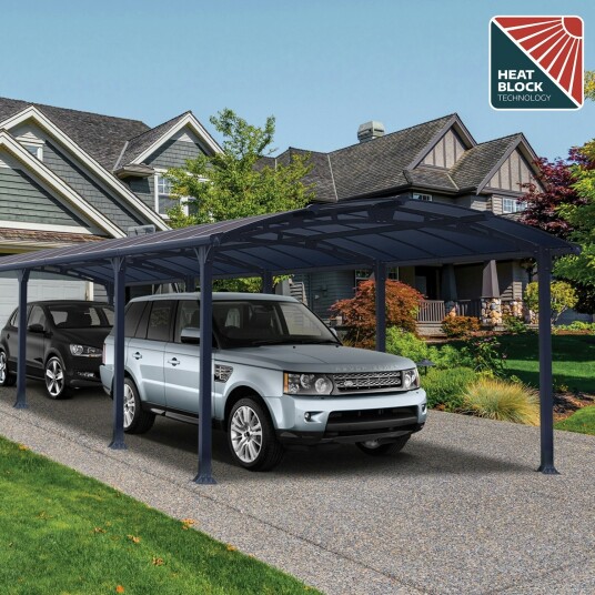 Canopia by Palram Carport Arcadia 1077 x 359 cm grå Canopia by Palram Carport Arcadia 1077 x 359 cm grå