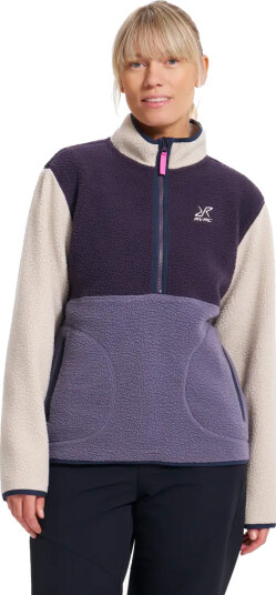 RevolutionRace Canyon Half zip Pile Fleece Dame Peyote/Nightshade Størrelse:L Dame > Overdeler > Fleece & midlayers
