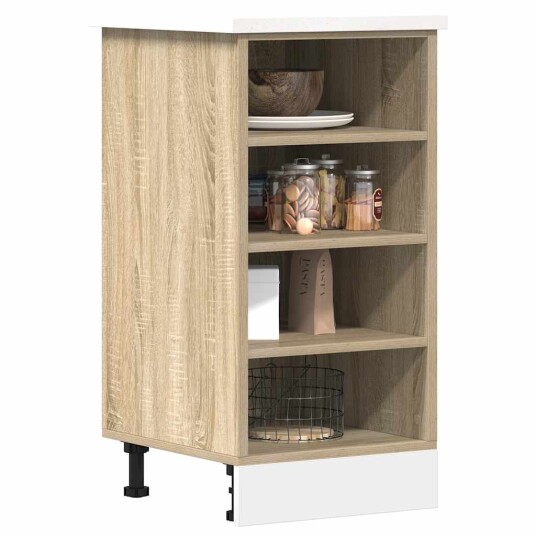 Bunnskap sonoma eik 40x44,5x81,5 cm konstruert tre 8721158425508