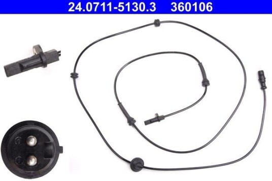 Sensor, ABS ATE 24.0711-5130.3