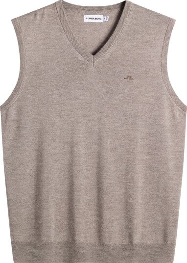 J.Lindeberg Liam Knitted Golfgenser herre Brindle Melange Small