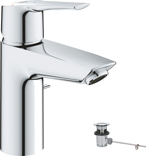 GROHE EUROSMART SERVANTBATTERI S M/OPPLØFT KROM