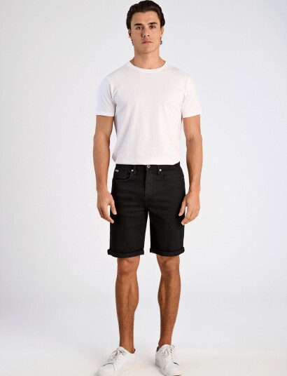Lindbergh Superflex Denimshorts - Black - M