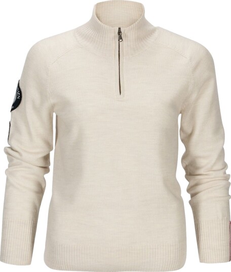 Amundsen Peak Half Zip Womens Genser Melkehvit female M