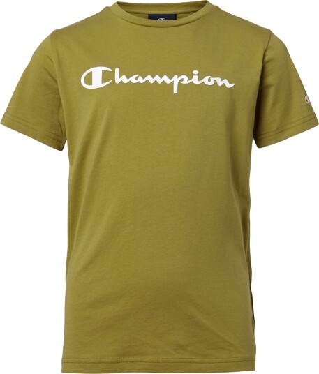Champion Script Logo T-skjorte Barn Grønn 114 - 119