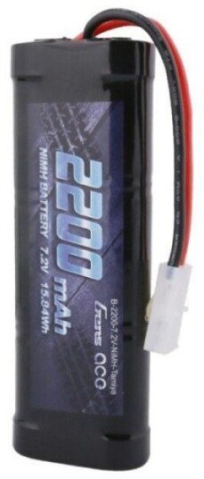 Gens Ace 2200mAh 7.2V NiMH Batteri for RC Kjøretøy med Tamiya-kontakt