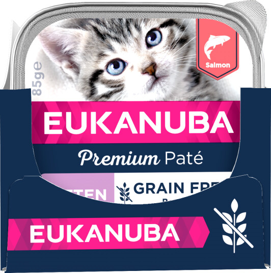 Eukanuba Kattunge For Kornfri Laksepostei 12x85g Eukanuba Kattunge For Kornfri Laksepostei 12x85g