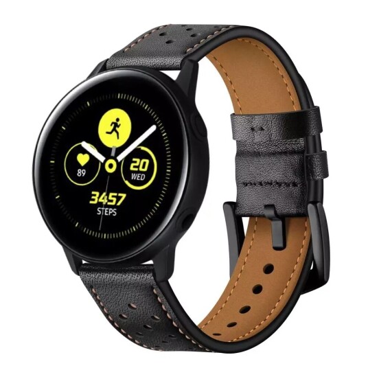 INCOVER Universal Smartwatch Skinnrem (20 mm) - Svart / Brun