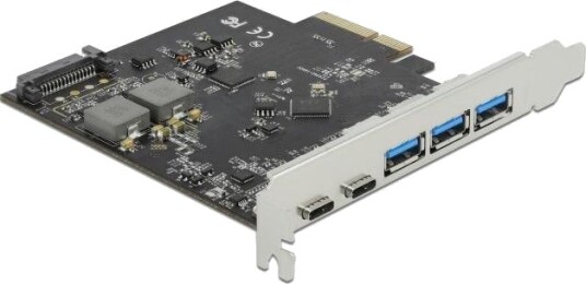 Delock PCIe USB C/USB A Card 89064