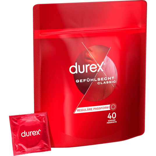 Durex Kondomer 40 pcs. Classic Feel Thin
