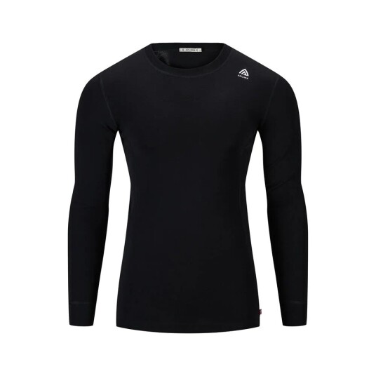 Aclima WarmWool Crewneck M's Jet Black Herre L