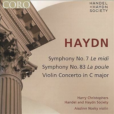 MediaTronixs Handel and Haydn Society : Haydn:Symphony No 7, Symphony No 83 & Vi CD Pre-Owned