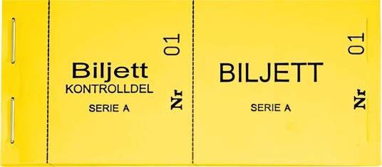 Ring Bingo Billettblokk 1-100 Gul 3013-gul Ring Bingo Billettblokk 1-100 Gul 3013-gul